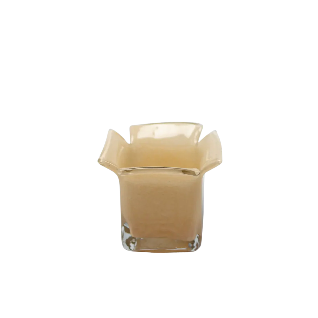 ATLAS KAARSHOUDER | GLAS | VANILLE