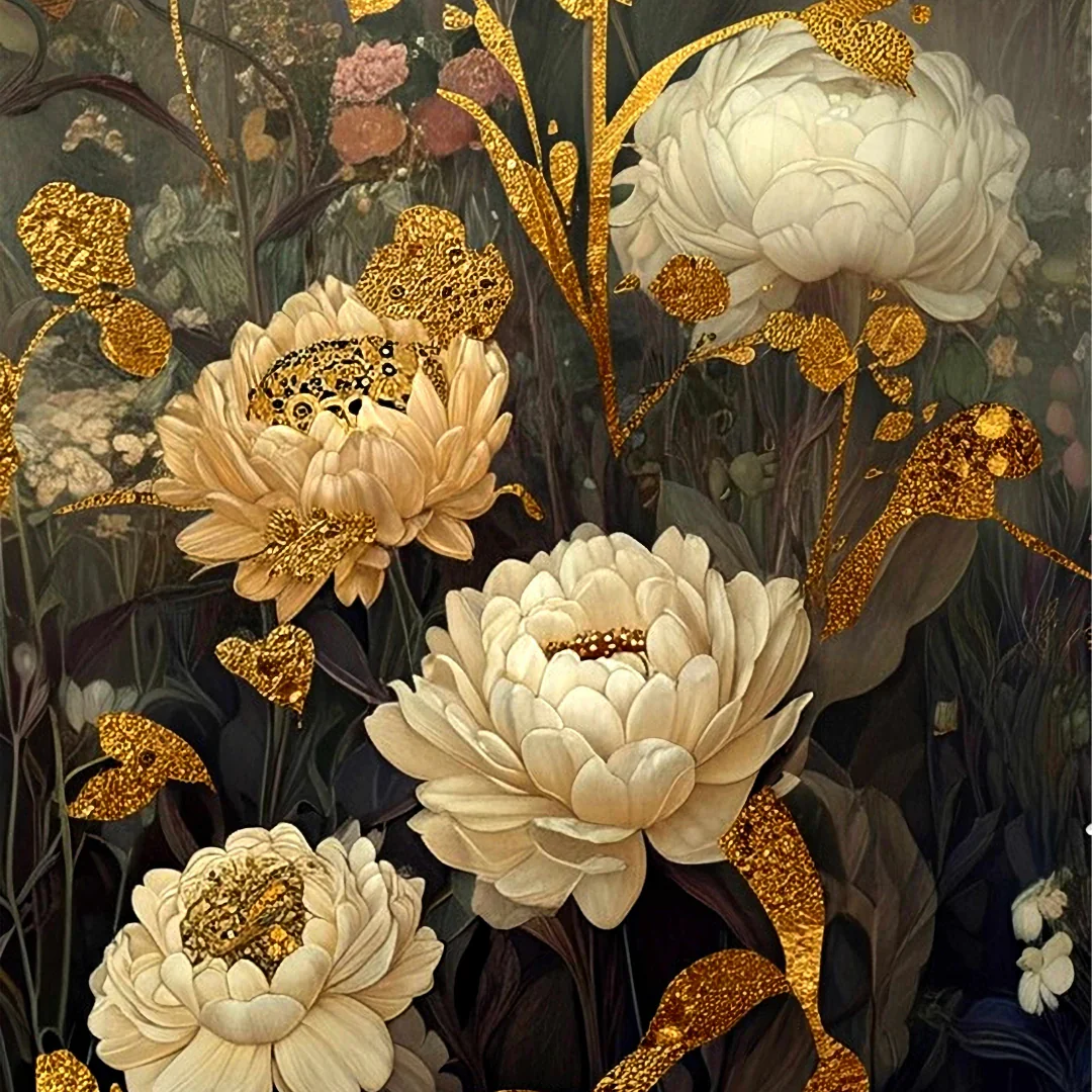 Autumn Blossoms – Mint by Michelle decoupage paper.