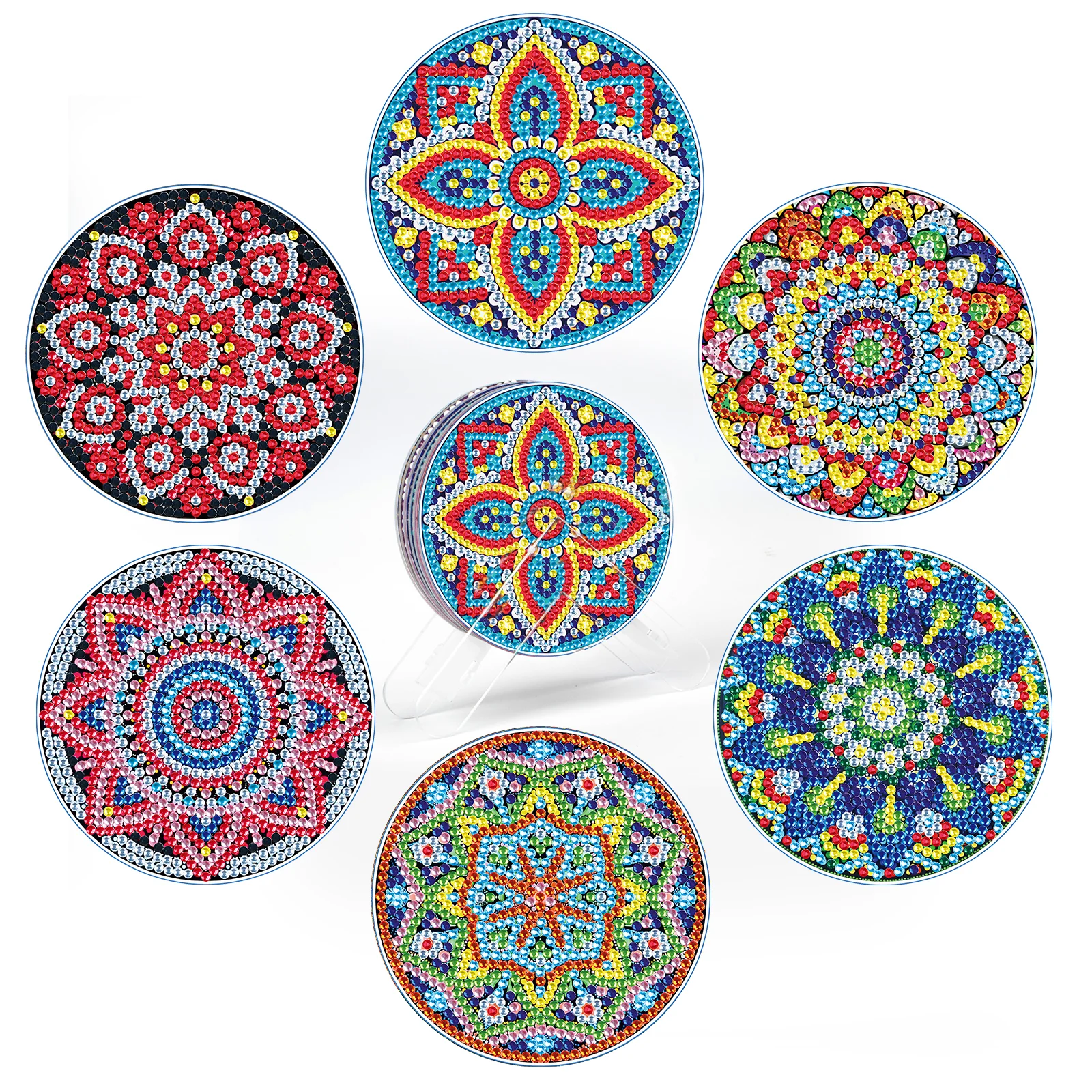 Mandala Onderzetters Mandala Onderzetters