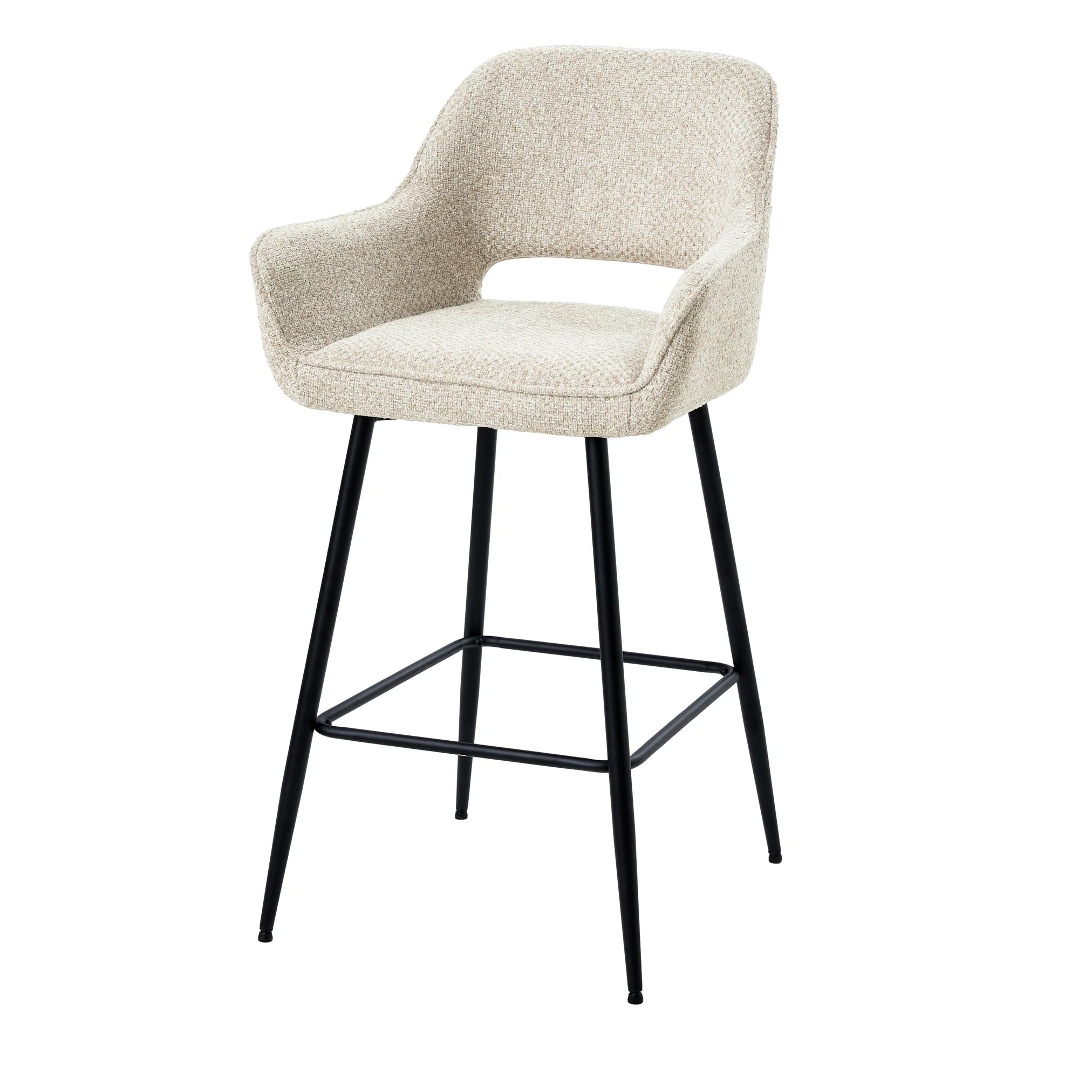 Barkruk Fal Polyester Beige 736778