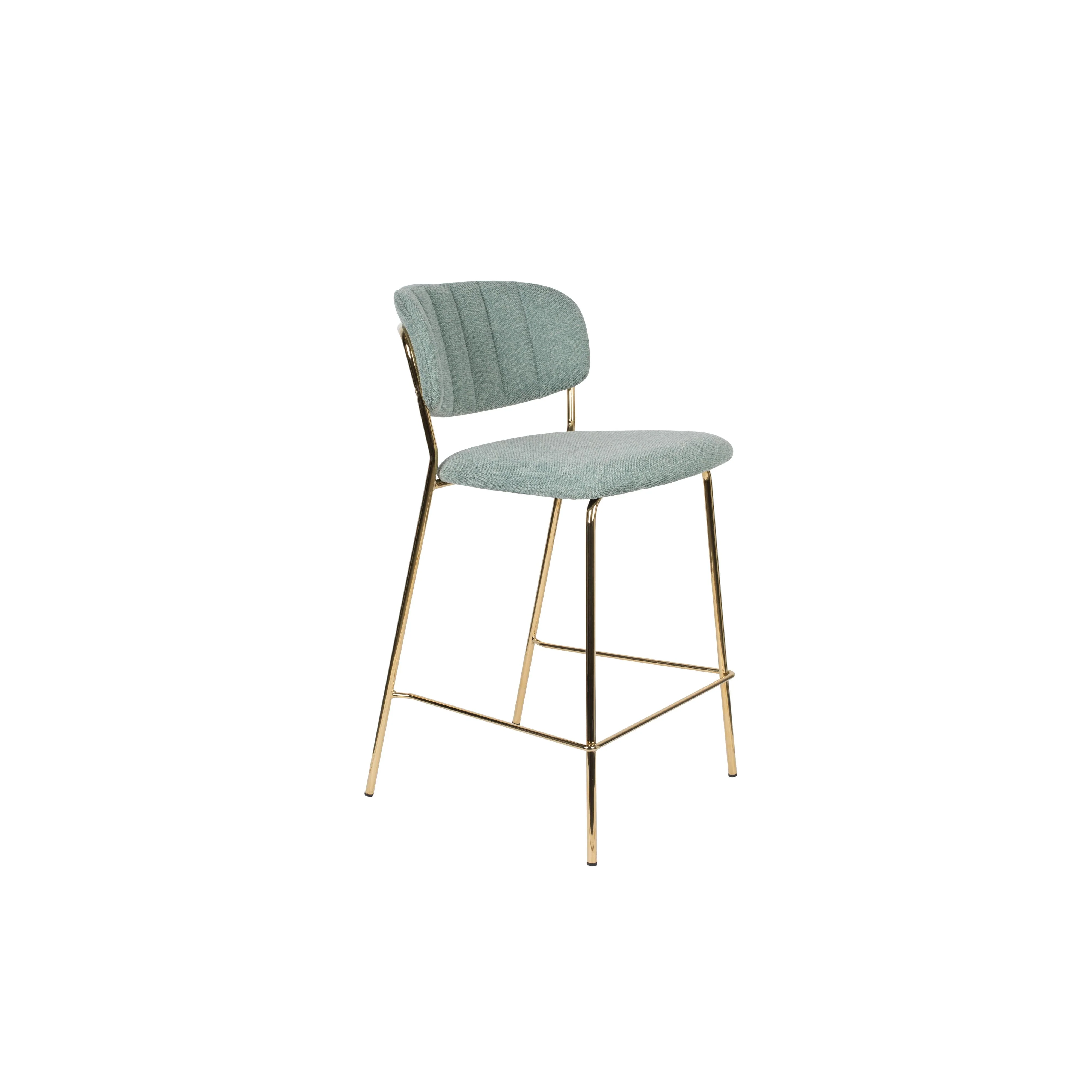 Barkruk Jolien Goud/light Nylon en polyester Groen 65cm Barkruk Jolien Goud/light Nylon en polyester Groen 65cm