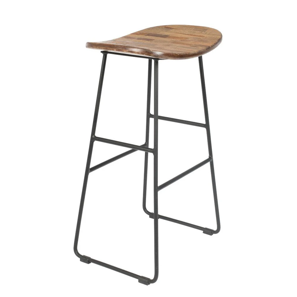 Barkruk Tangle Teak Naturel 62cm Barkruk Tangle Teak Naturel 62cm