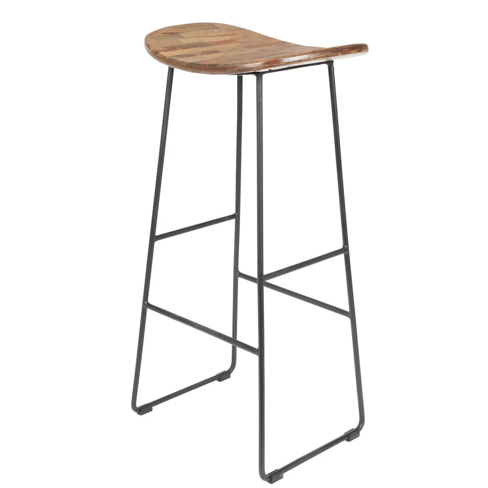 Barkruk Tangle Teak Naturel 76cm Barkruk Tangle Teak Naturel 76cm