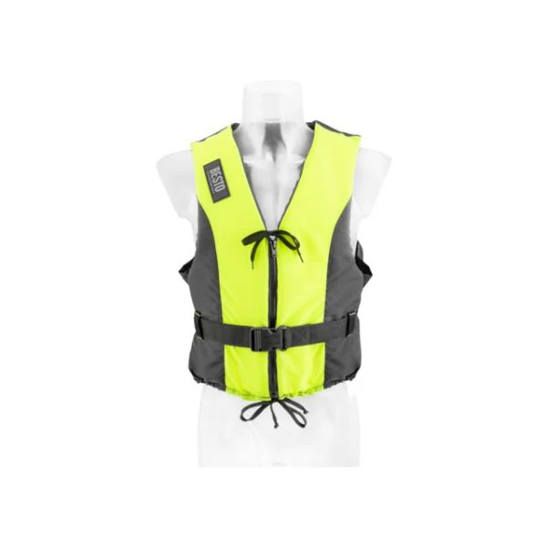 Besto dinghy zipper 50N zwemvest geel Besto dinghy zipper 50N zwemvest geel