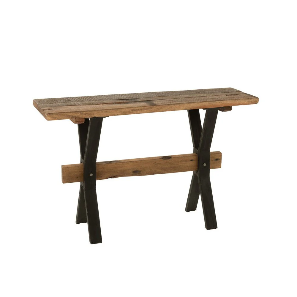 Bijzettafel Bruin Ijzer 35×120 cm Bijzettafel Bruin Ijzer 35×120 cm