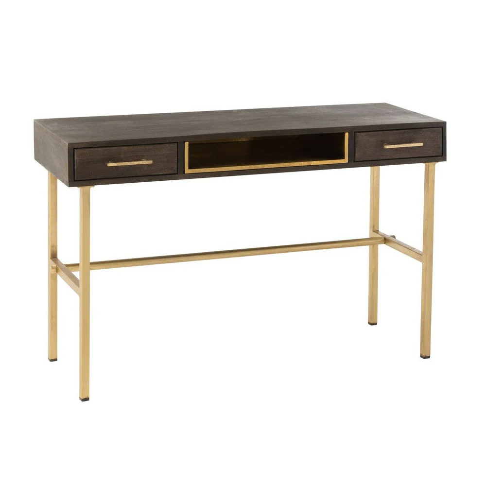 Bijzettafel Bruin Mdf 43×120 cm