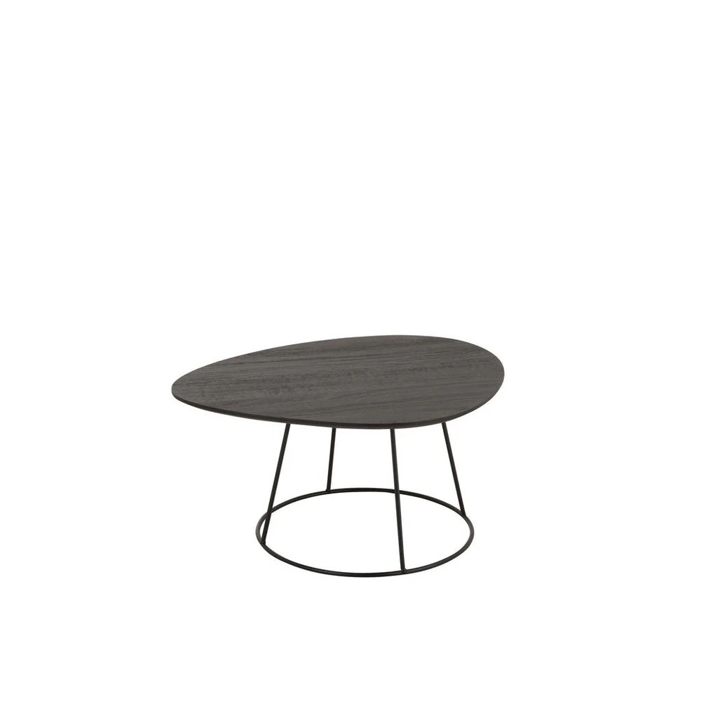 Bijzettafel Bruin Mdf Ovaal 45×60 cm