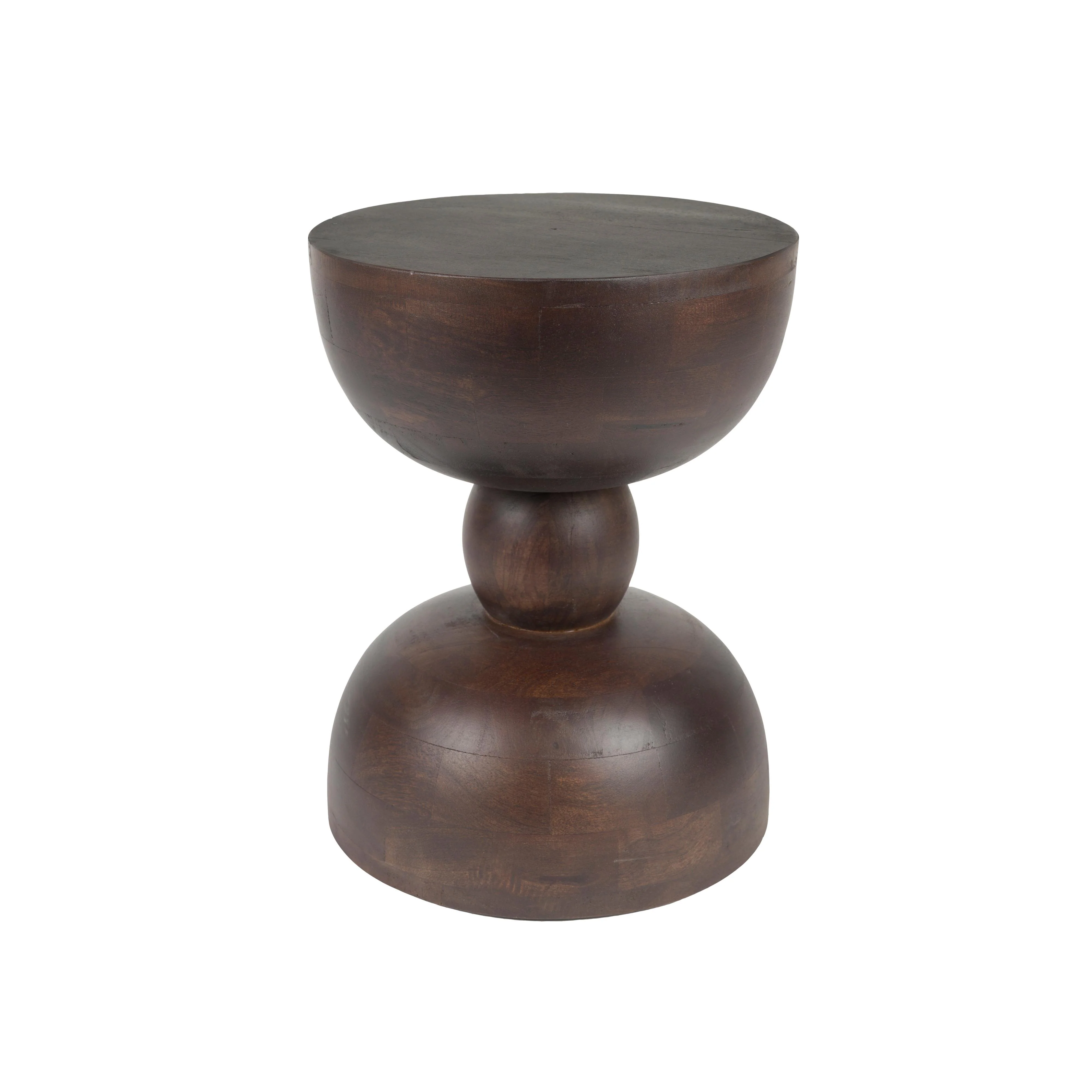 Bijzettafel Izzy Mango hout Bruin 30×30 cm Bijzettafel Izzy Mango hout Bruin 30×30 cm