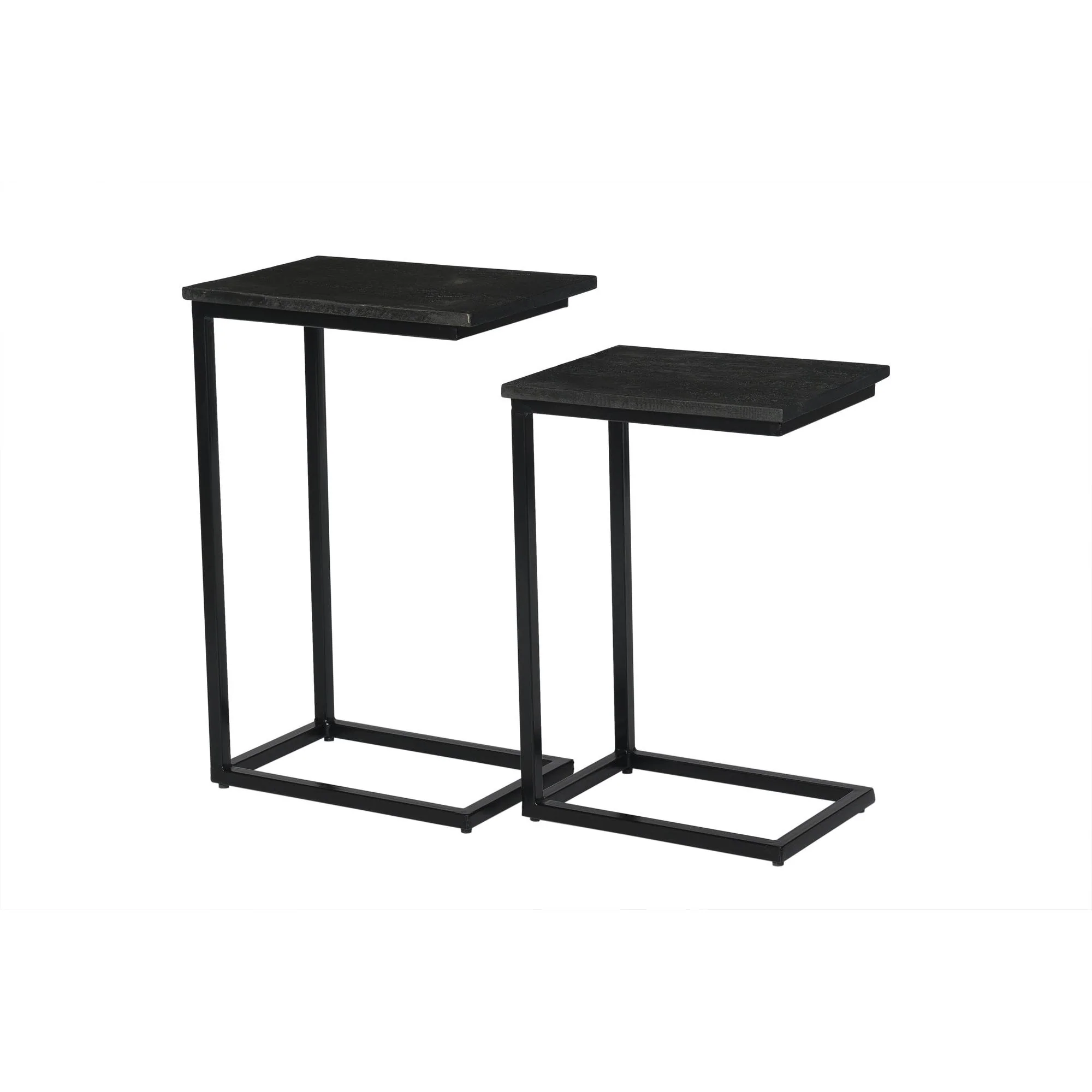 Bijzettafel Jordy Norris Mangohout Zwart 27×40 cm