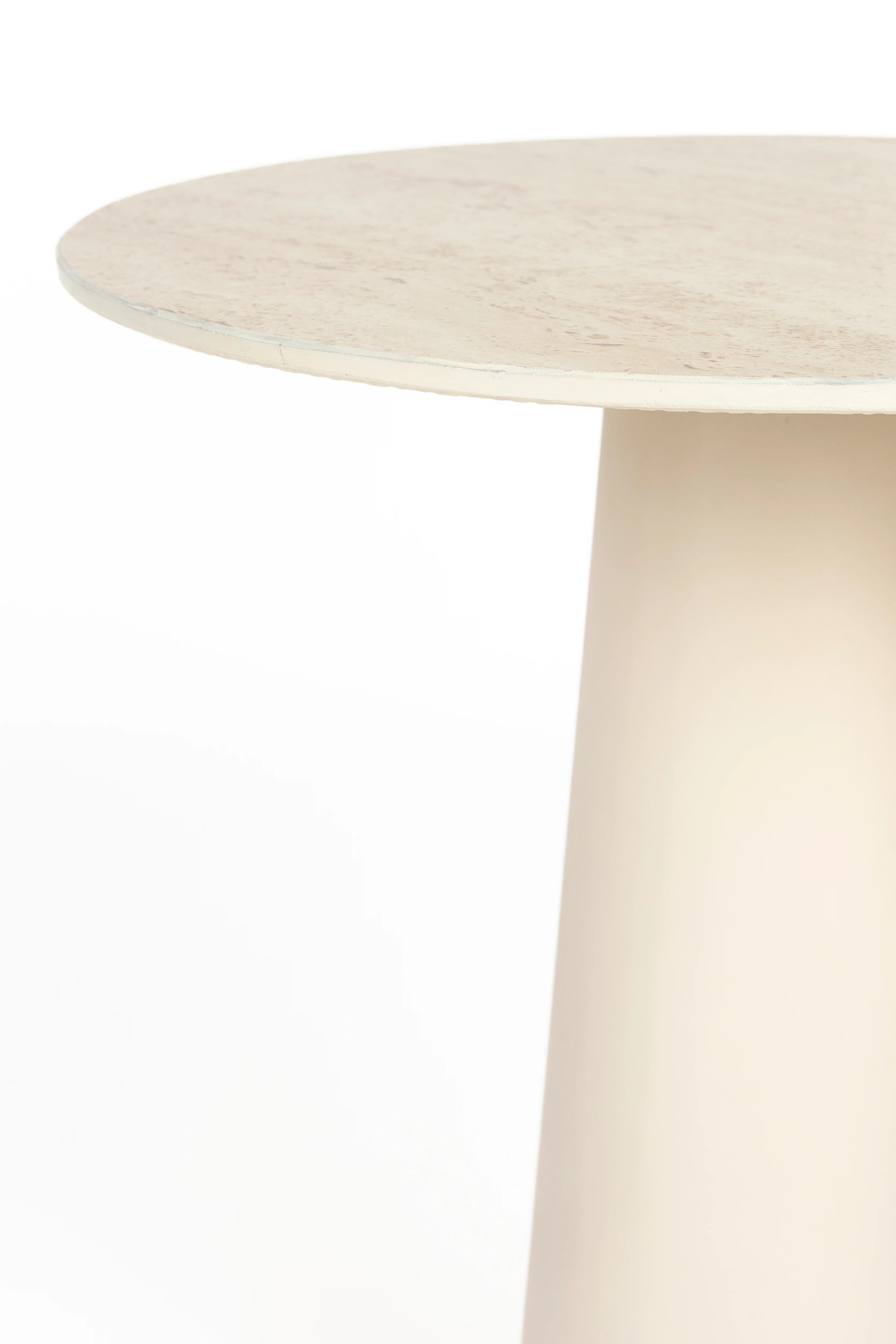 Bijzettafel Joya Low Ceramics Beige Ø40×52 cm