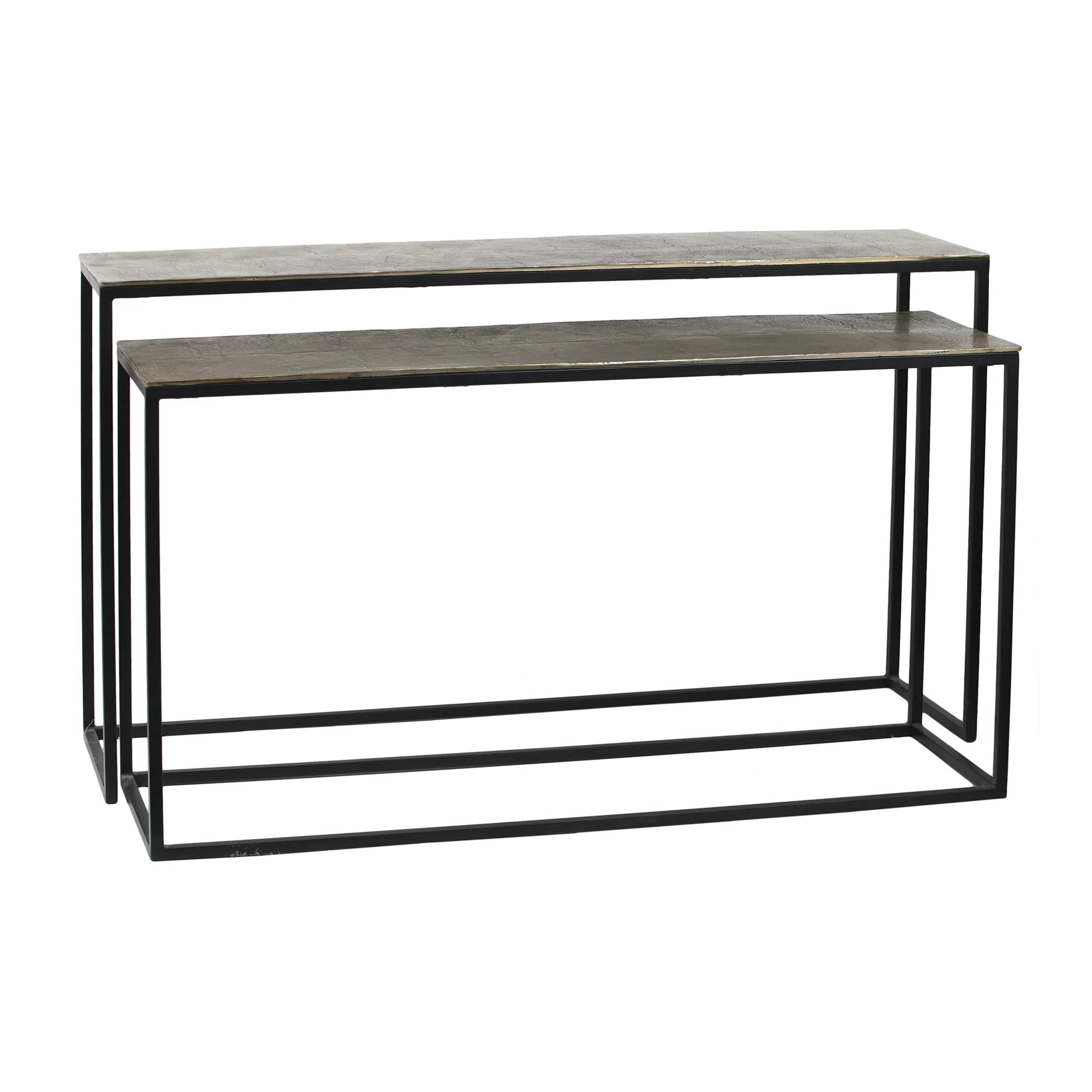 Bijzettafel Kae Zwart 41×149 cm Bijzettafel Kae Zwart 41×149 cm