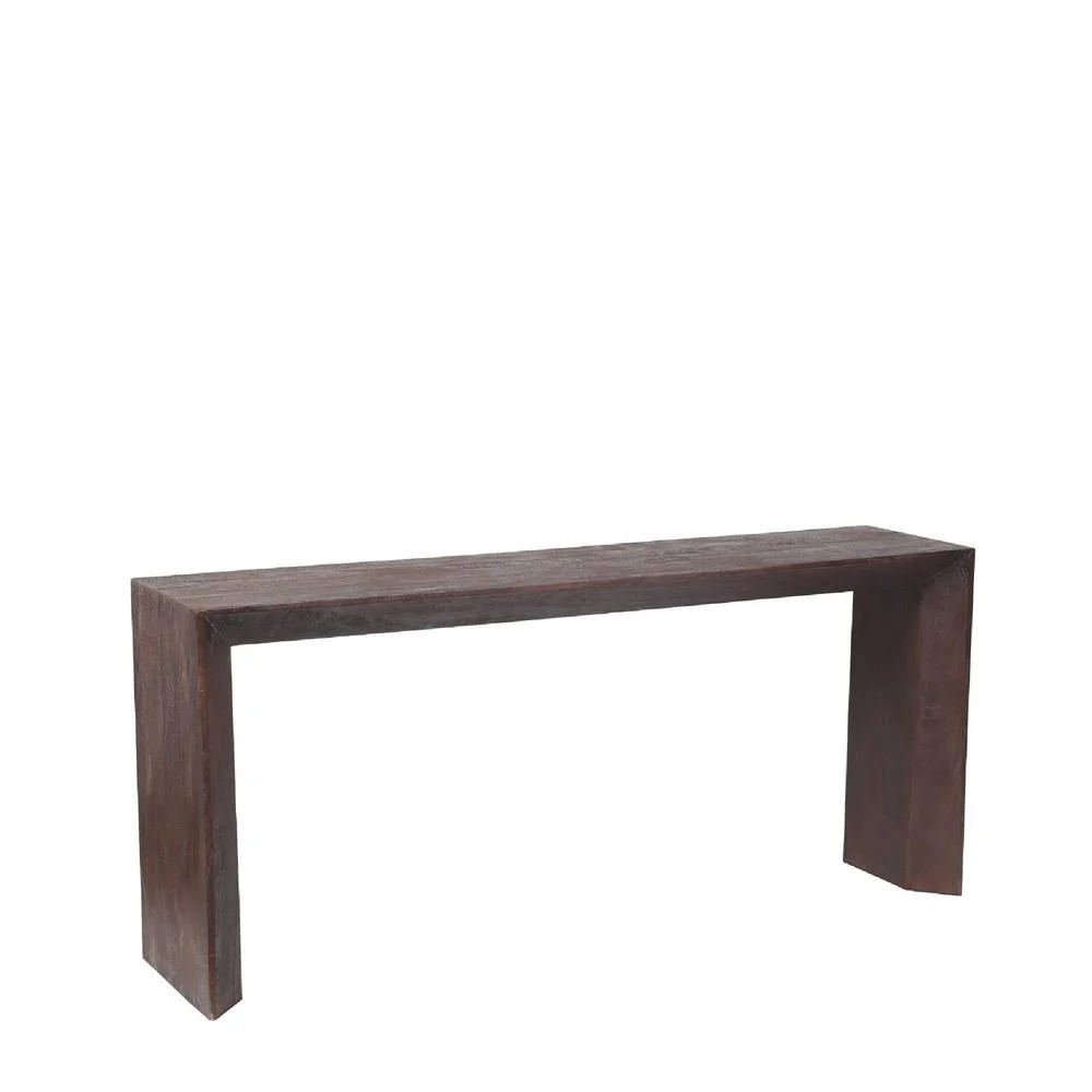 Bijzettafel Kyro Mangohout Bruin 40×180 cm Bijzettafel Kyro Mangohout Bruin 40×180 cm