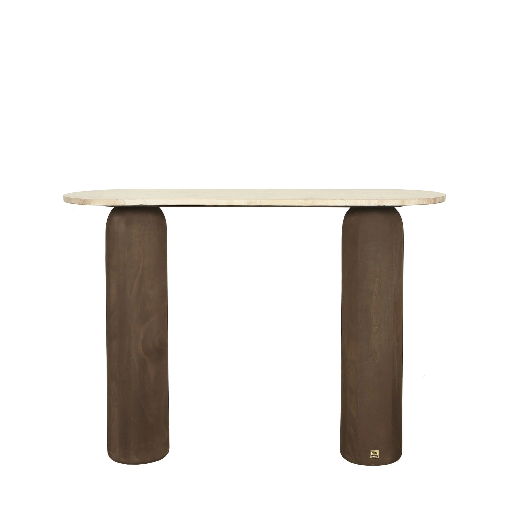Bijzettafel Liora Mangohout Bruin 33×106 cm Bijzettafel Liora Mangohout Bruin 33×106 cm