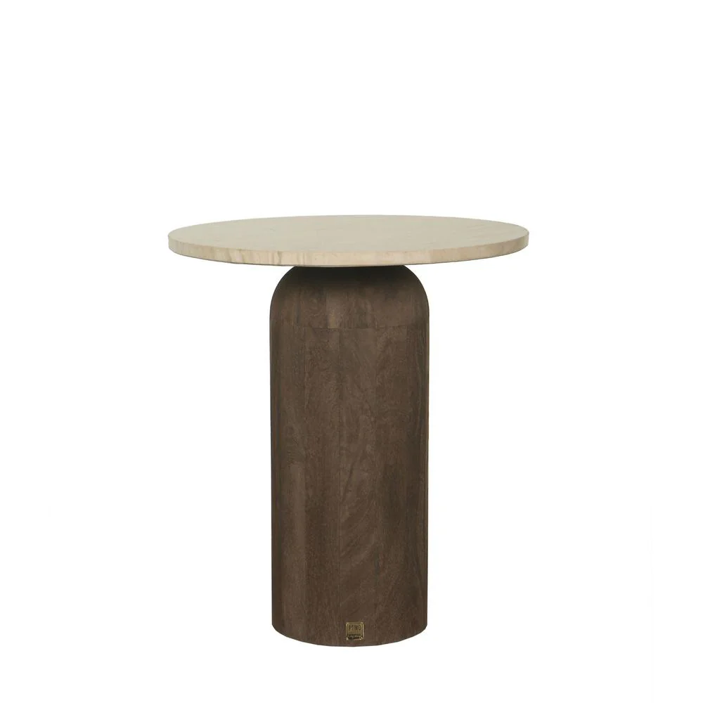 Bijzettafel Liora Mangohout Bruin 45 cm Bijzettafel Liora Mangohout Bruin 45 cm