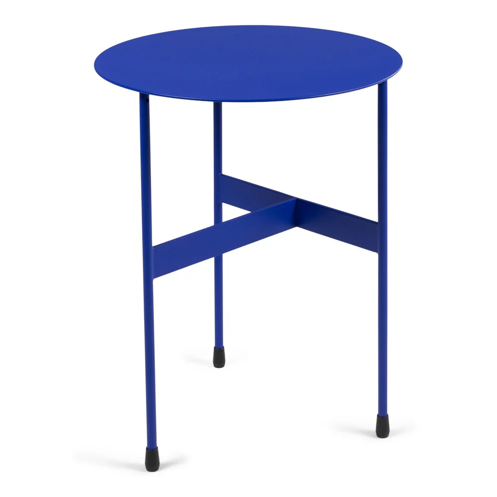 Bijzettafel MIRA Staal Ultramarine 45x45x50cm Spinder Design