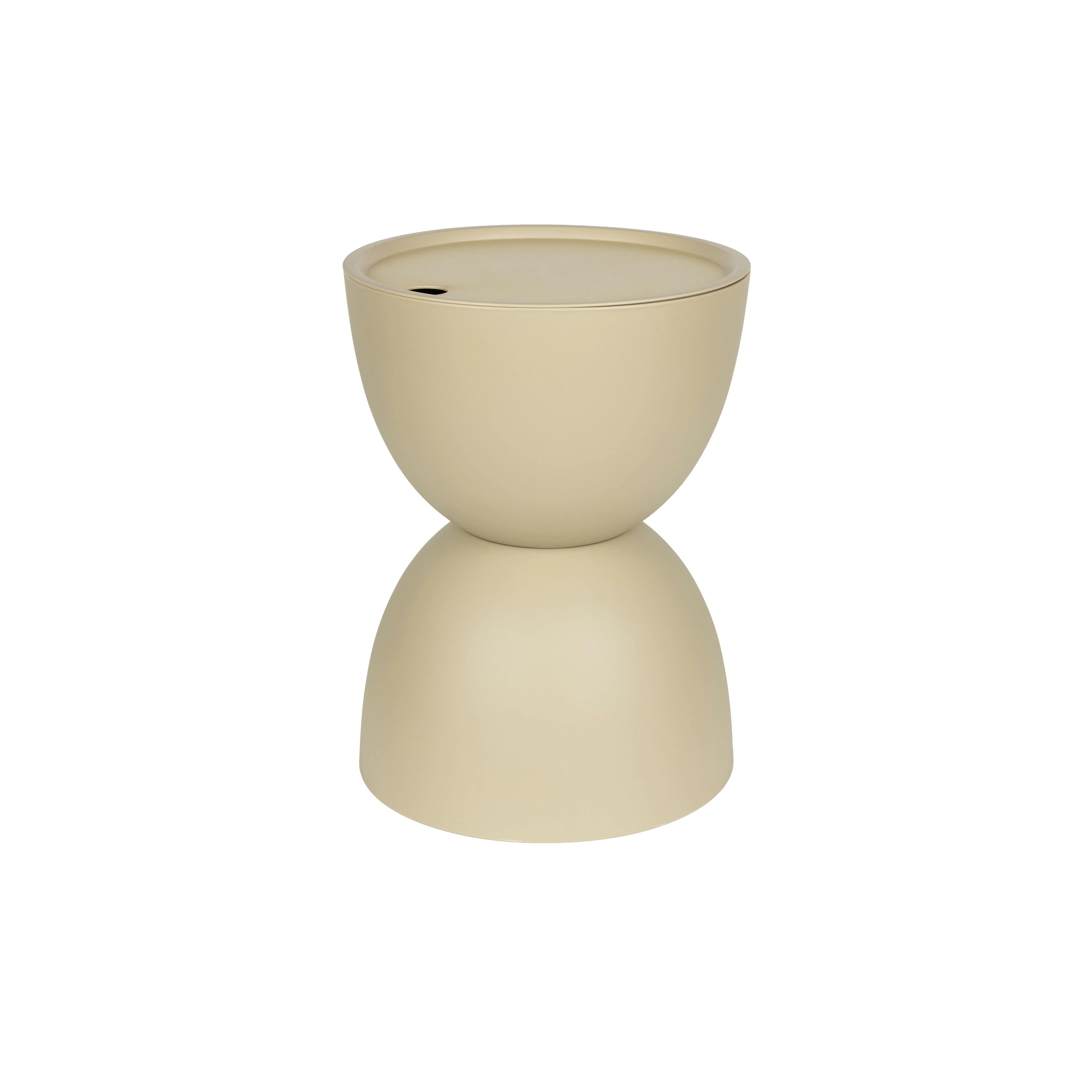 Bijzettafel Mara Beige Outdoor Polypropyleen Beige 34×34 cm