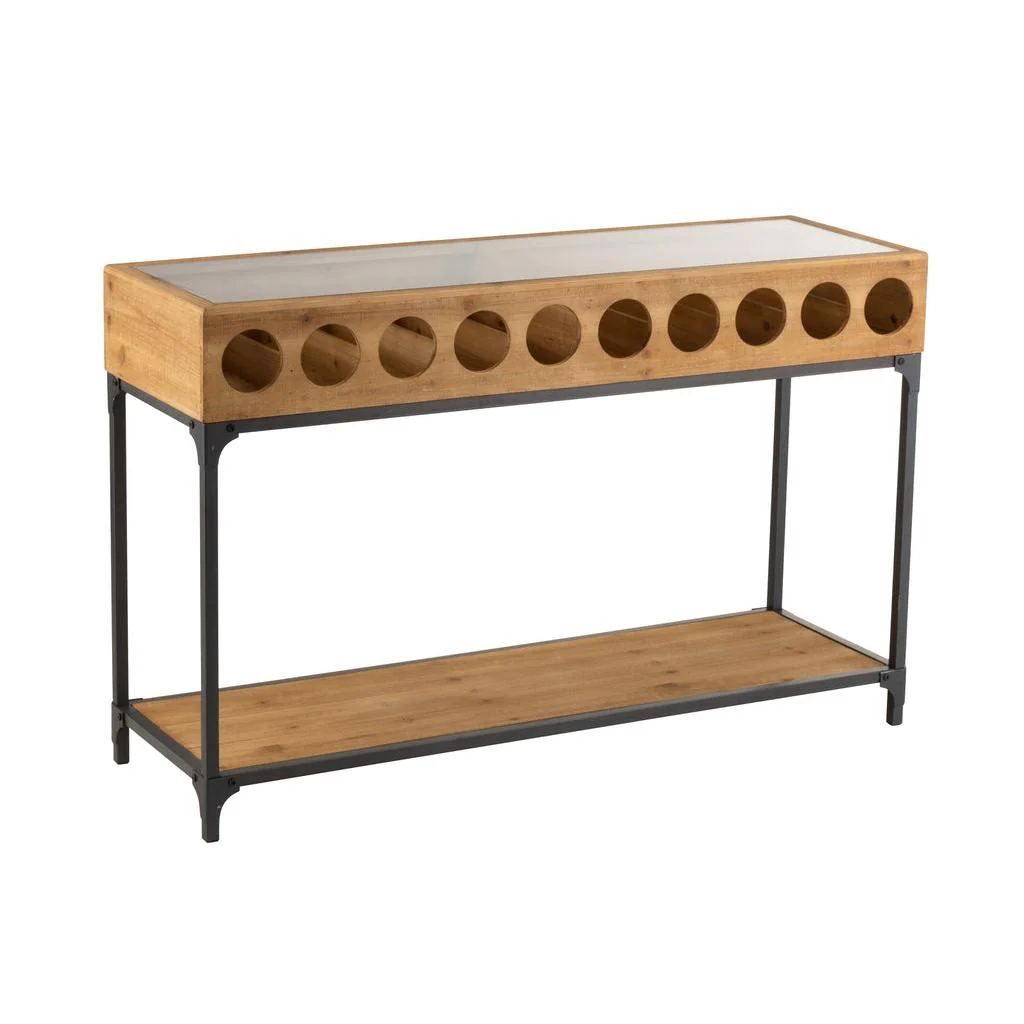 Bijzettafel Naturel Fir hout 38×120 cm