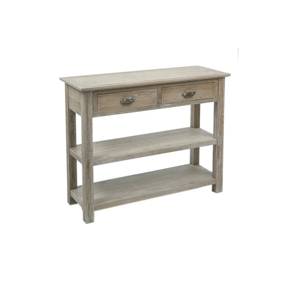 Bijzettafel Naturel Ijzer 37×100 cm