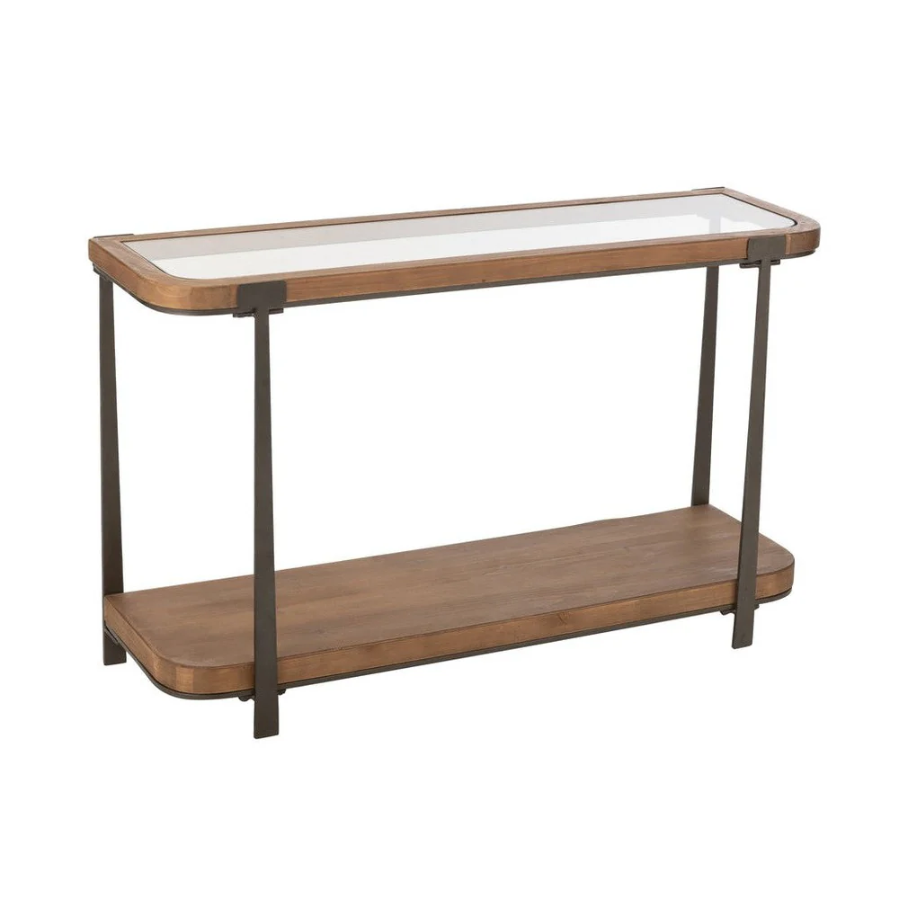 Bijzettafel Naturel Metaal 35×120 cm Bijzettafel Naturel Metaal 35×120 cm