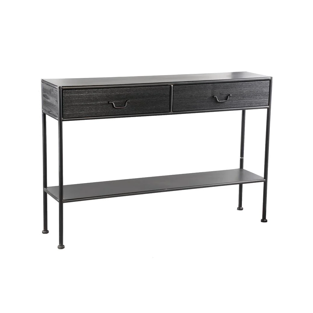 Bijzettafel Ray Zwart 28×121 cm Bijzettafel Ray Zwart 28×121 cm