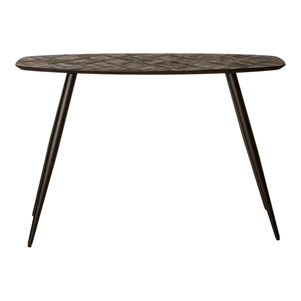 Bijzettafel Tyano Teakhout Zwart 40×120 cm Bijzettafel Tyano Teakhout Zwart 40×120 cm