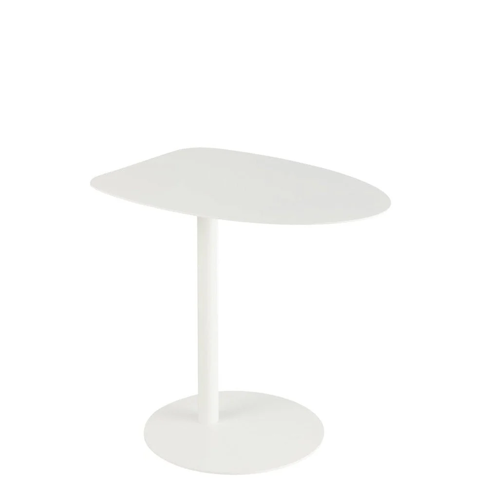 Bijzettafel Wit Ijzer 40×55 cm Bijzettafel Wit Ijzer 40×55 cm