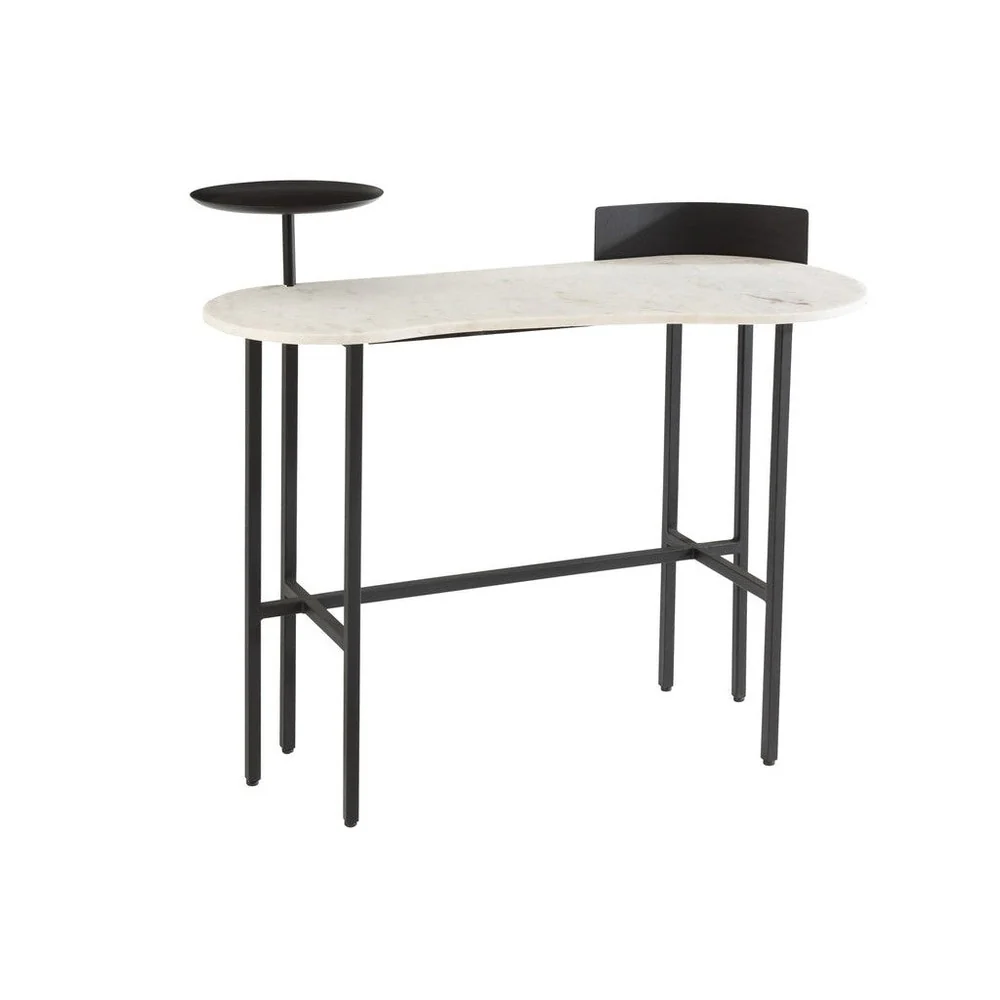 Bijzettafel Wit Marmer 60×110 cm Bijzettafel Wit Marmer 60×110 cm