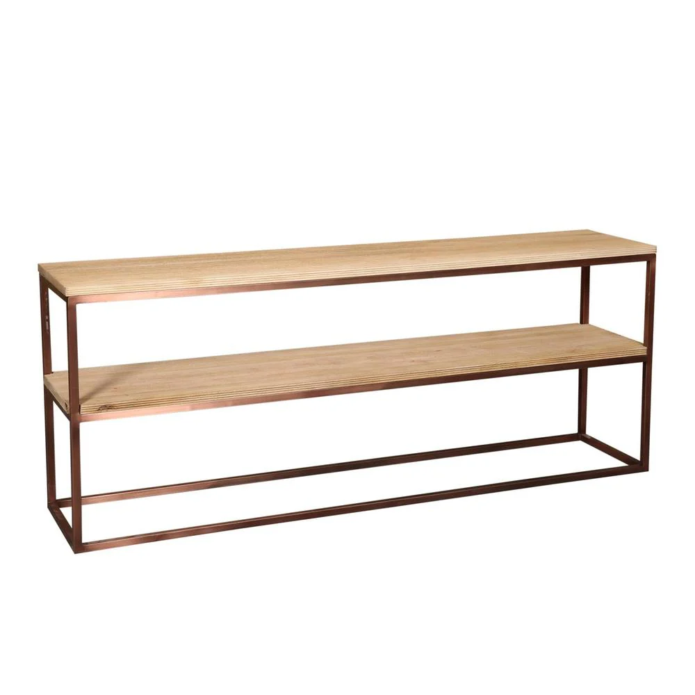 Bijzettafel Zoah Mangohout Bruin 45×200 cm Bijzettafel Zoah Mangohout Bruin 45×200 cm