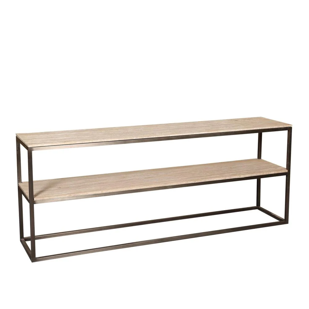 Bijzettafel Zoah Zwart 45×200 cm Bijzettafel Zoah Zwart 45×200 cm