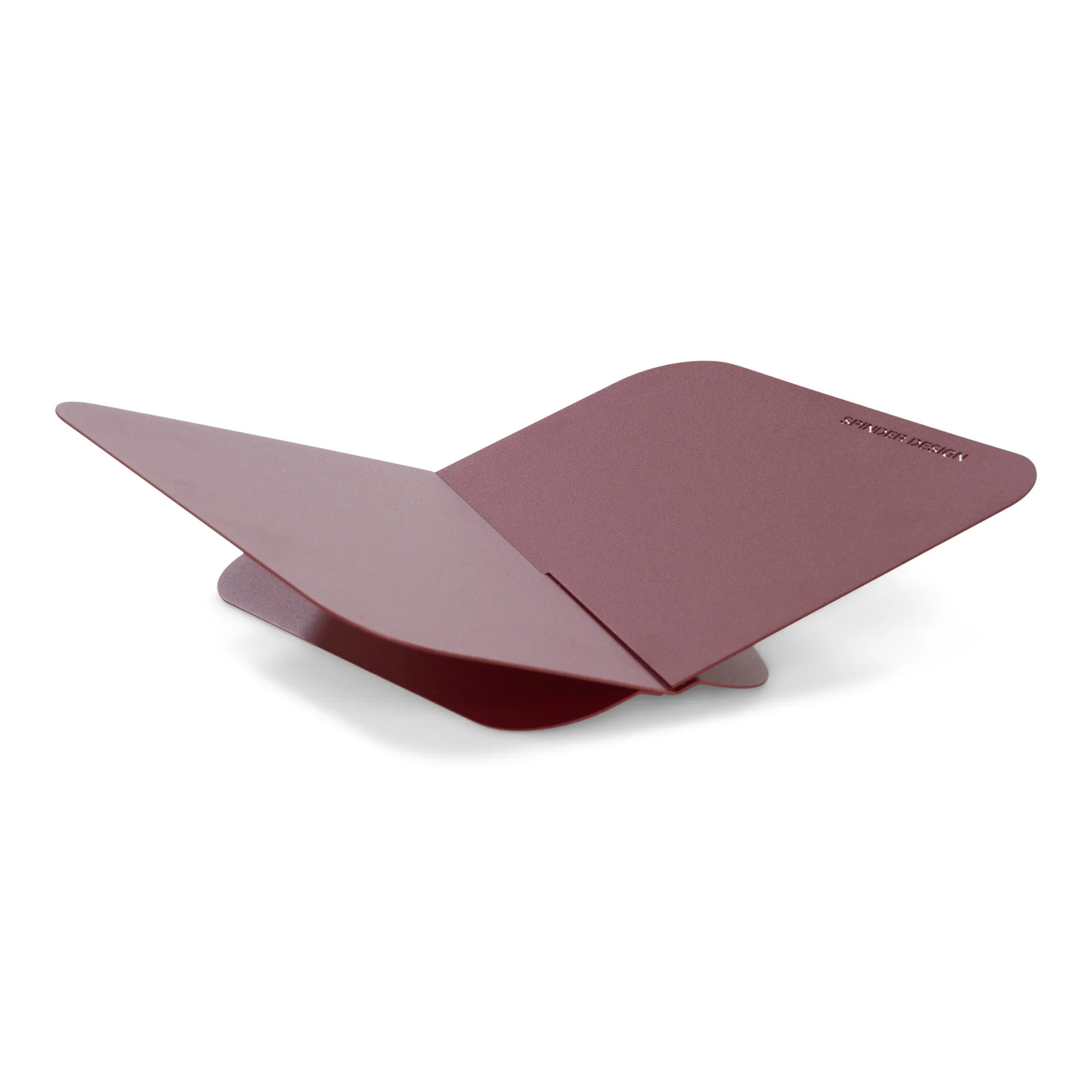 Boekenstandaard ATALANTA Staal Burgundy 36.6x24x10.5cm