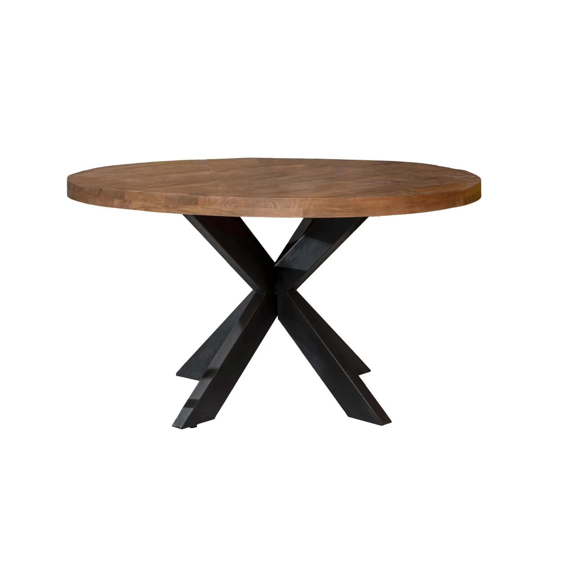 Eettafel Brix Eettafel Mangohout Naturel hout 140 cm