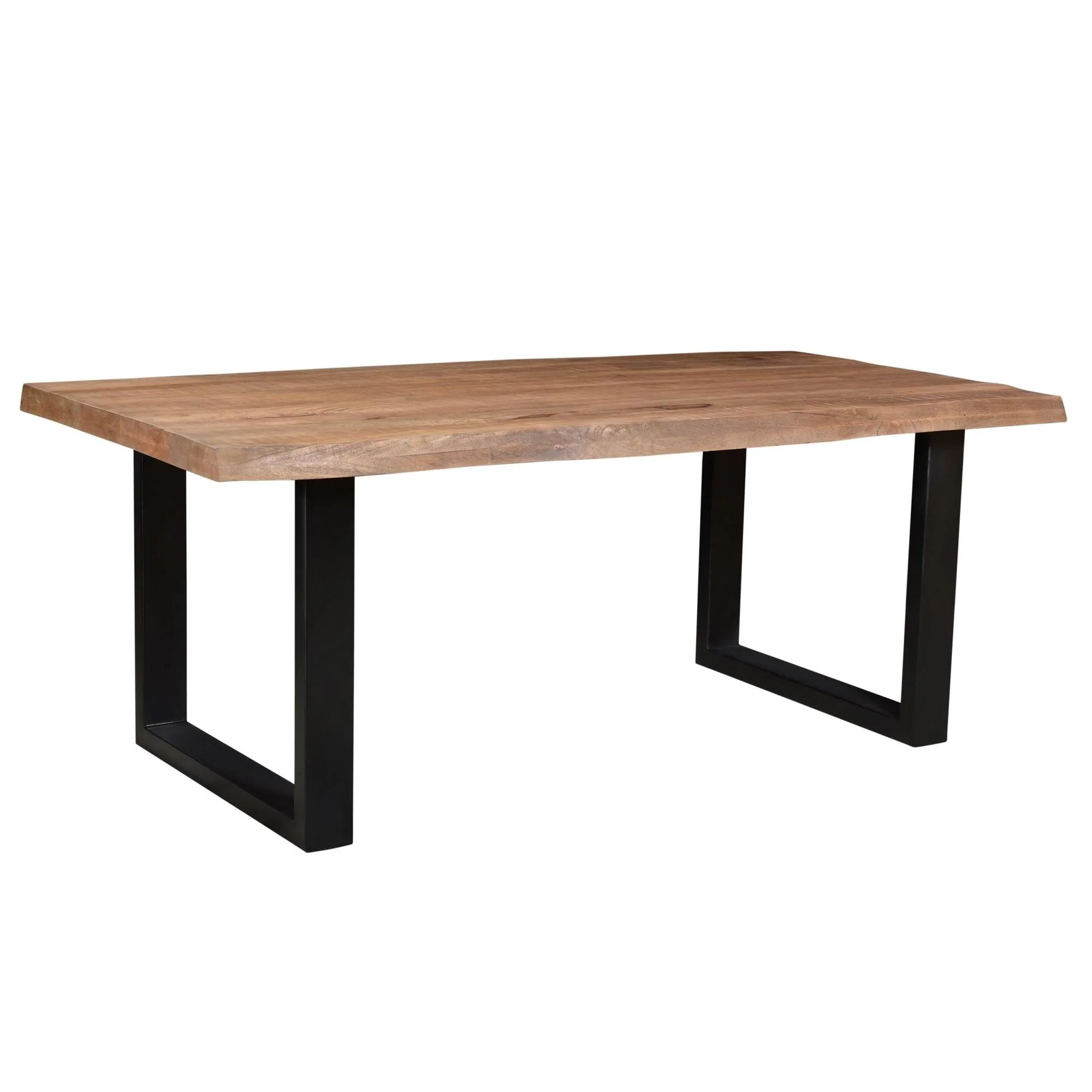 Eettafel Brix Eettafel Mangohout Naturel hout 180×90 cm 11569