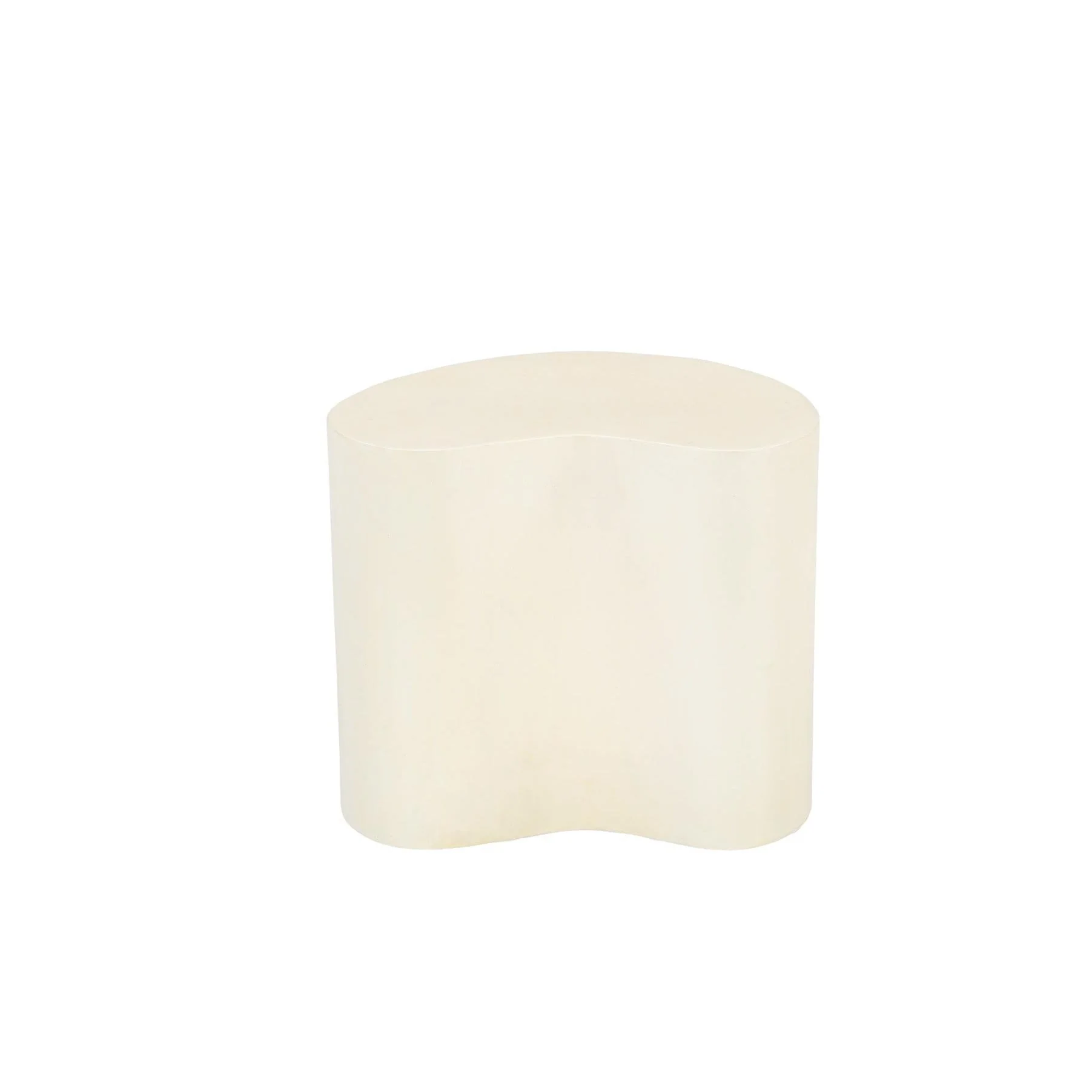 Salontafel Brix Salontafel Beton Crème wit 28×49 cm
