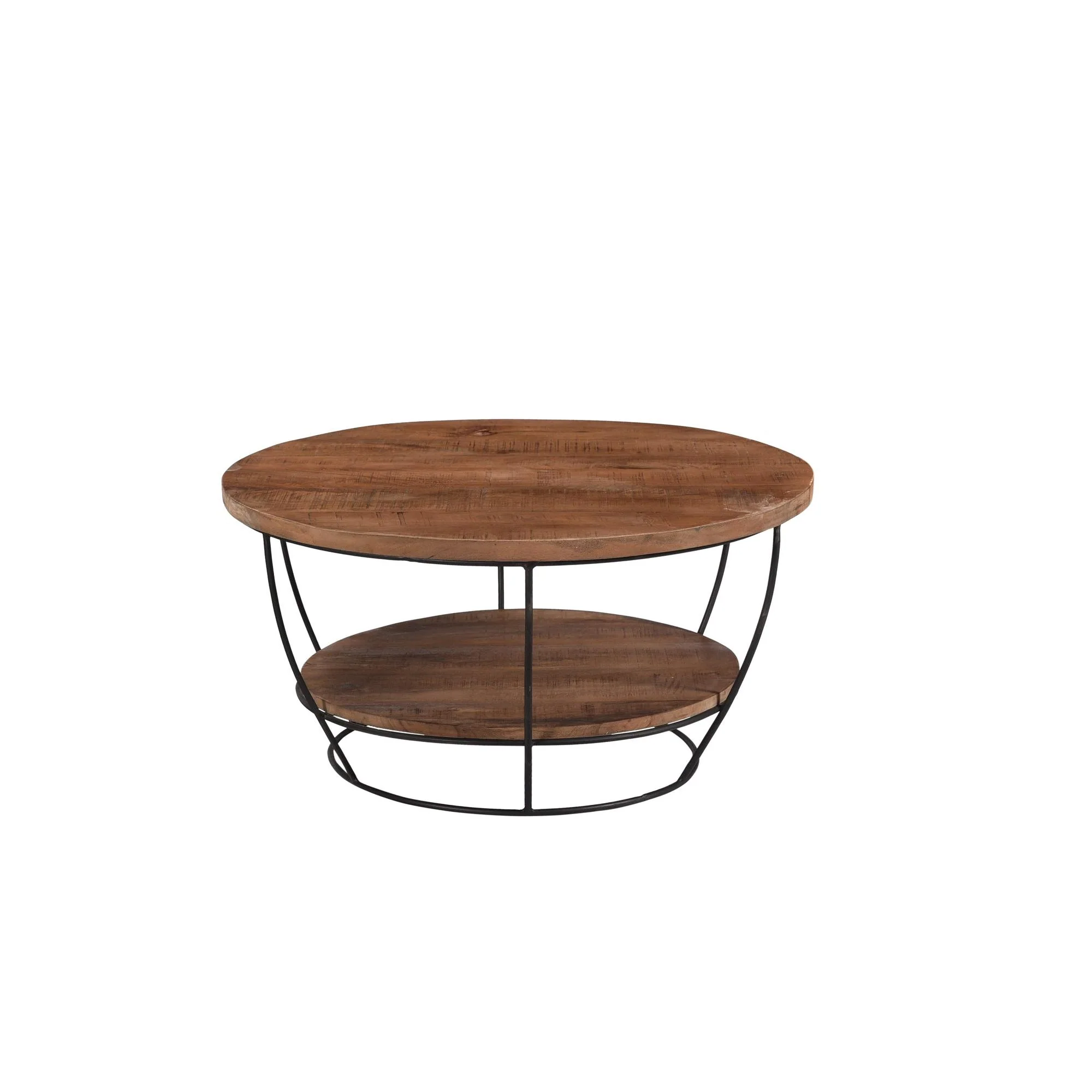 Salontafel Brix Salontafel Mangohout Naturel hout 65 cm