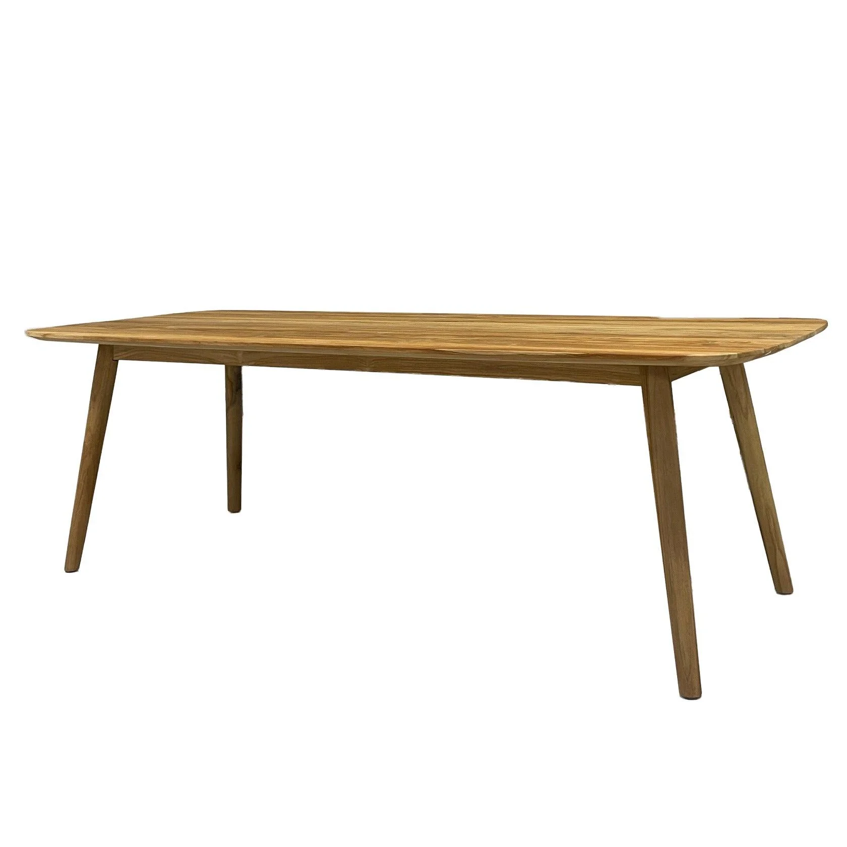 Buitentafel Lugano Teakhout Naturel hout 100×240 cm