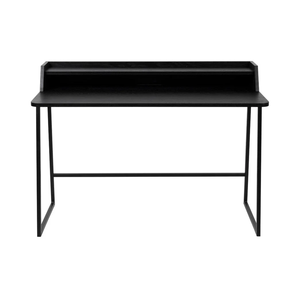 Bureau Giorgio Eikenfineer Zwart 120×60 cm