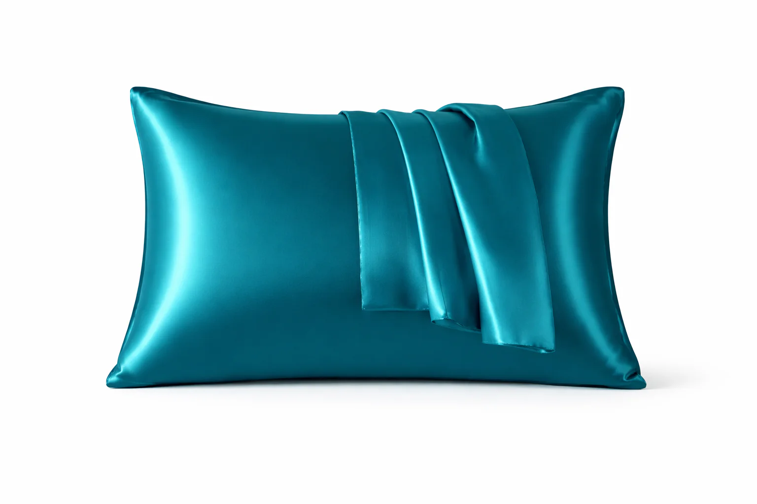 Satijnen kussen sloop turquoise Satijnen kussen sloop turquoise