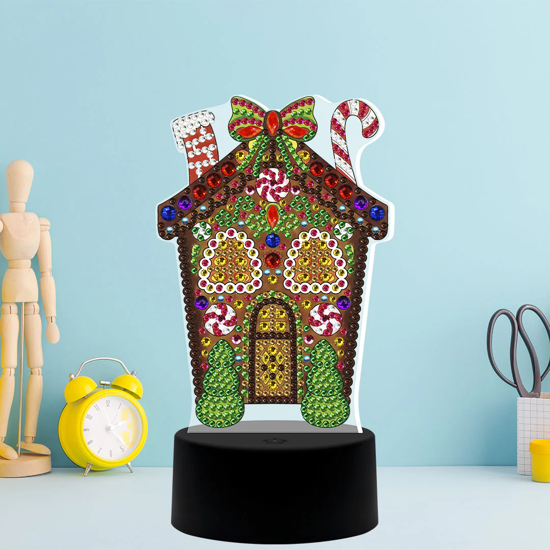 Diamond Painting Staande Lampje – Koekhuis Diamond Painting Staande Lampje – Koekhuis