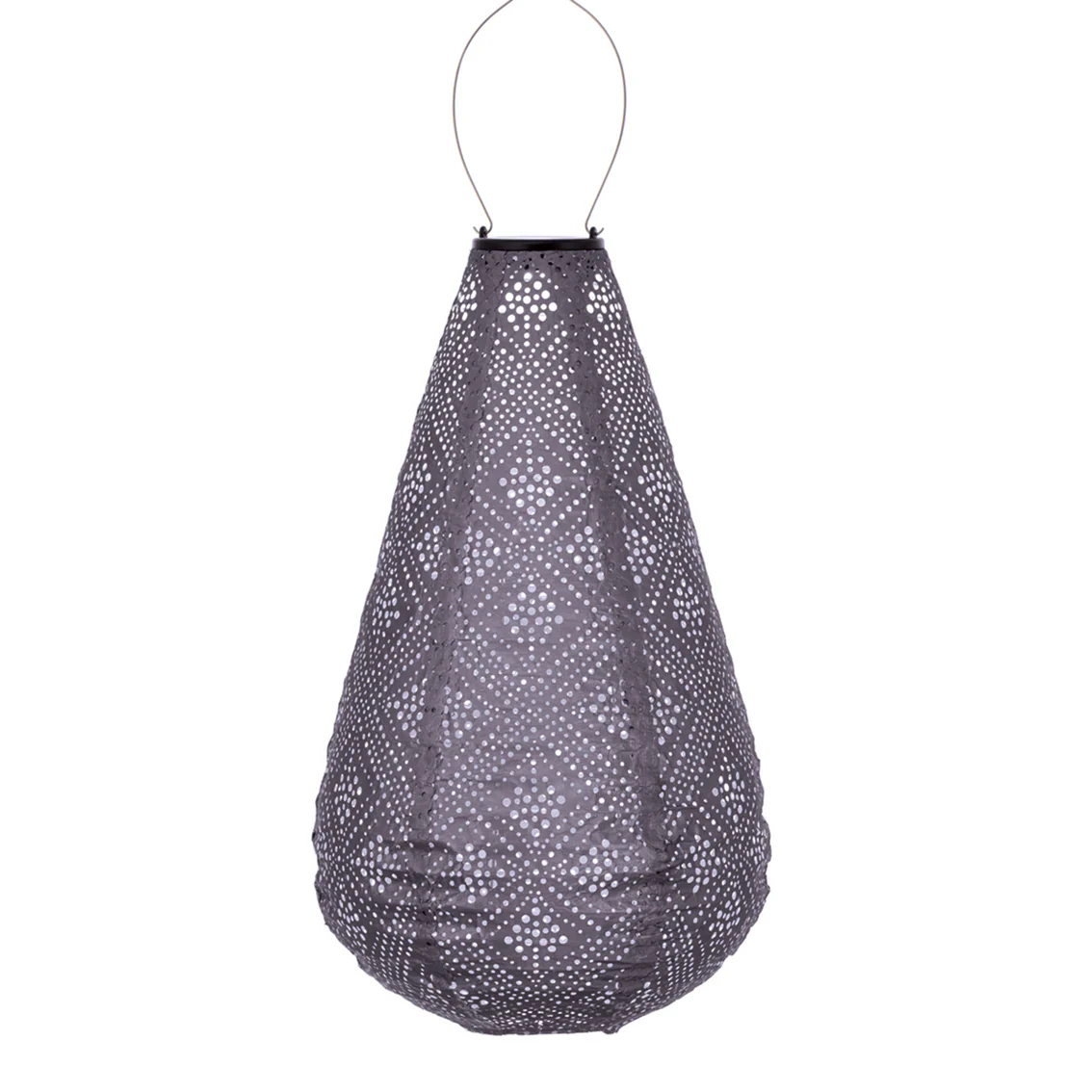 Lumiz Solar Lampion – Drop 28cm Topaze (Mauve Purple)