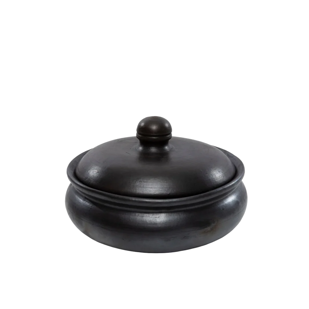 DE BURNED CURRY POT | TERRACOTTA | ZWART