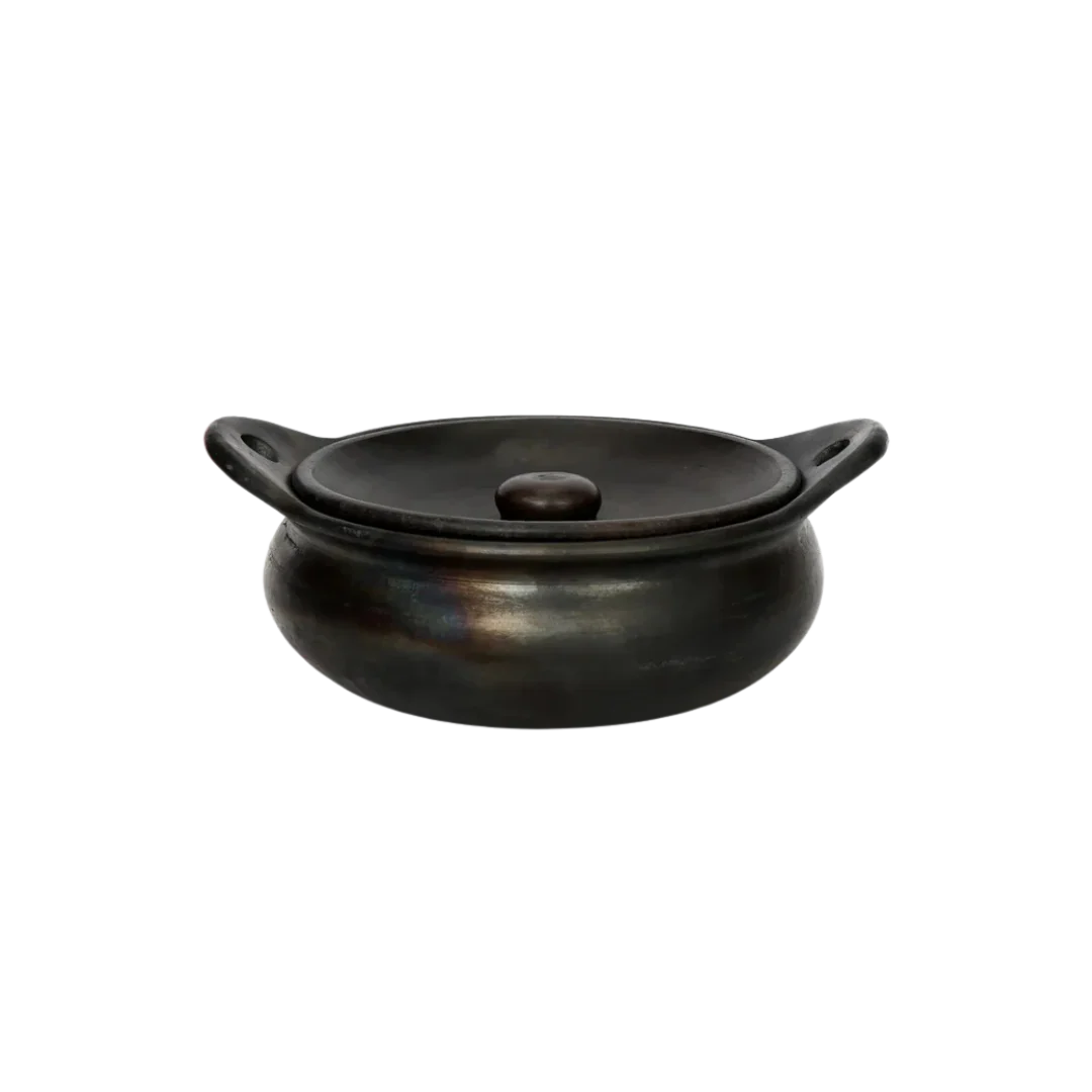 DE BURNED POT | TERRACOTTA | ZWART