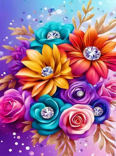 Bloemen met Diamanten Bloemen met Diamanten