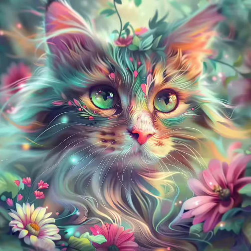 Kat met Groene Ogen Kat met Groene Ogen