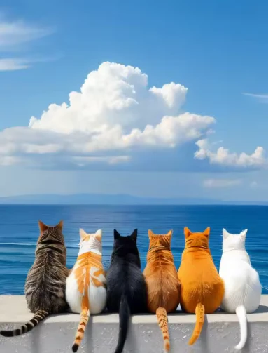 Katten bij de Zee Katten bij de Zee
