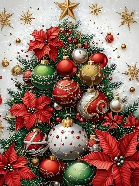Kerstboom met Kerstballen