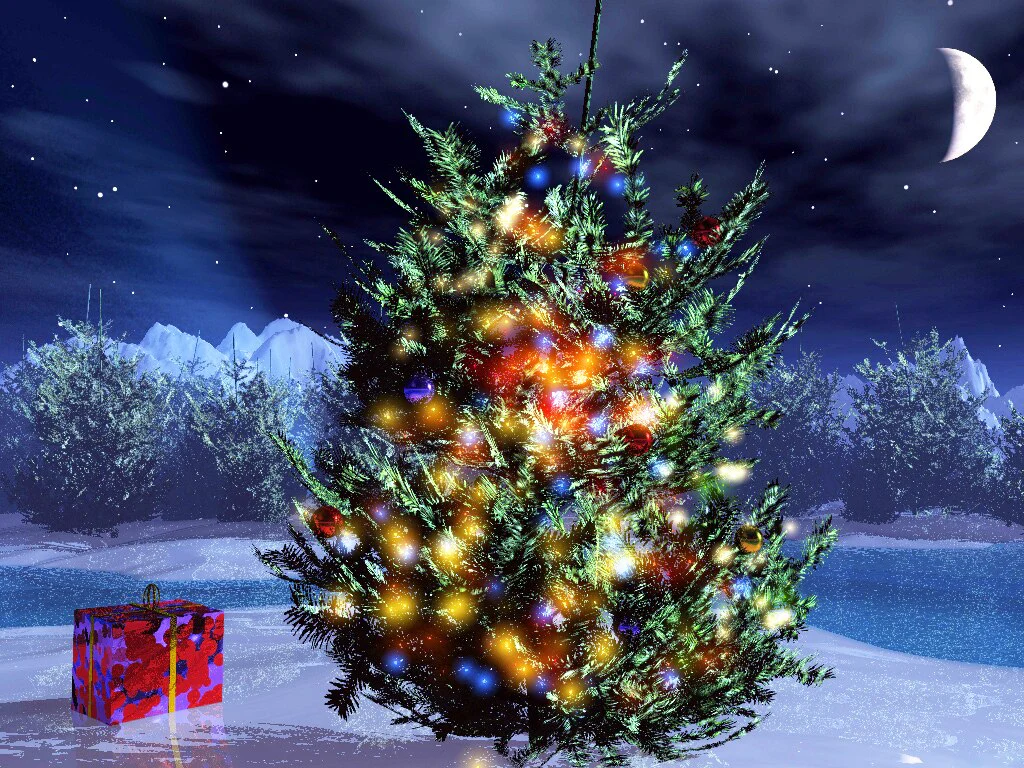 Kerstboom met Lichtjes Kerstboom met Lichtjes