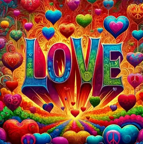 Kleurrijke Love