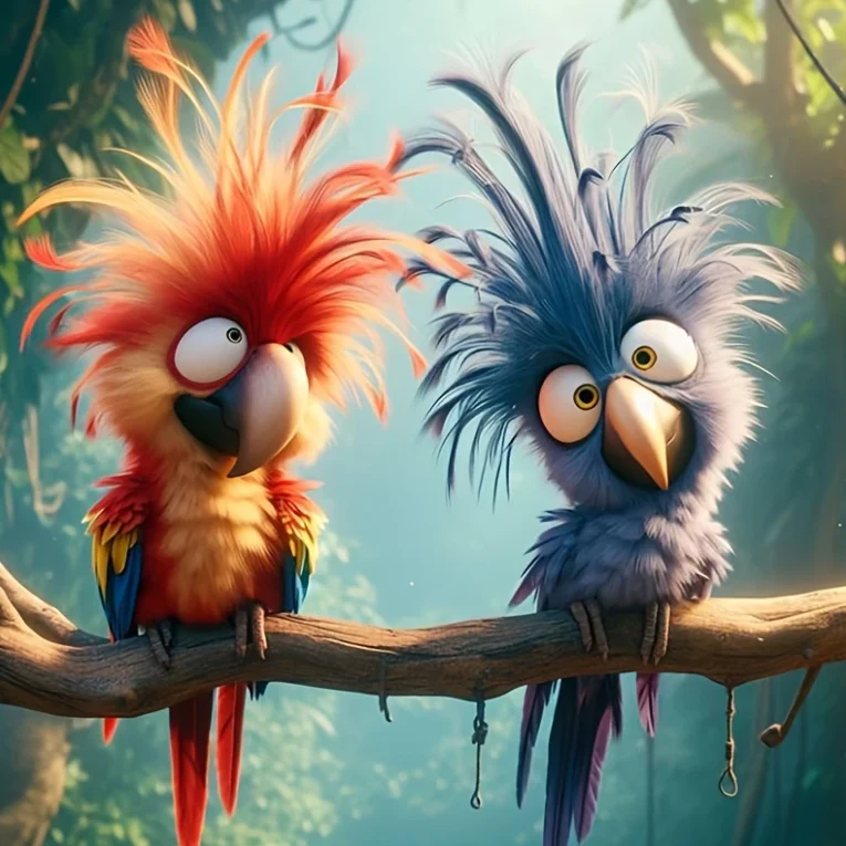 Kleurrijke Vogels Kleurrijke Vogels