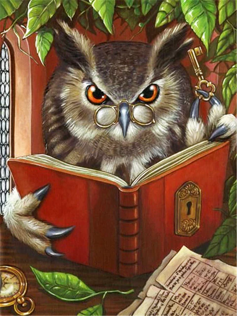 Lezende Uil Lezende Uil