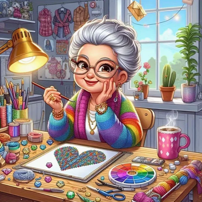Oma aan het Knutselen Oma aan het Knutselen